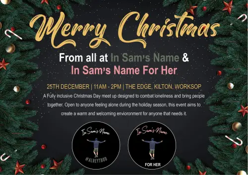 Click Here To Enlarge This Photo Of Merry Christmas From All at In Sam's Name