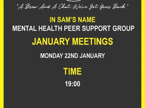 Mansfield Talk and Support Meeting Dates in January 2024