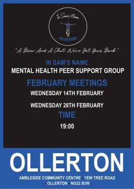 Click Here To Enlarge This Photo Of Ollerton Talk and Support Meeting Dates in February 2024
