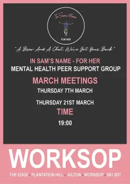 Click Here To Enlarge This Photo Of Worksop Ladies Talk and Support Meetings March 2024
