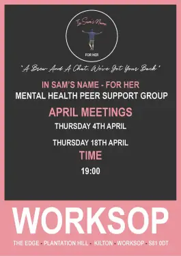 Click Here To Enlarge This Photo Of Worksop Ladies Talk and Support Meetings April 2024