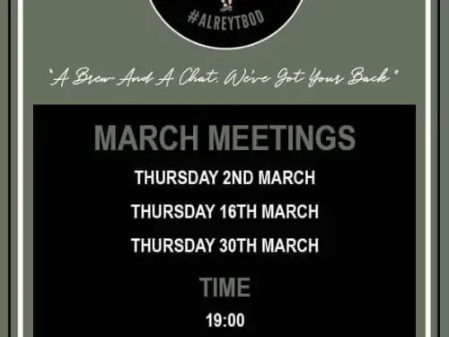 March Talk and Support Meetings 2023
