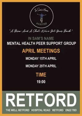 Click Here To Enlarge This Photo Of Retford Talk and Support Meeting Dates April 2024