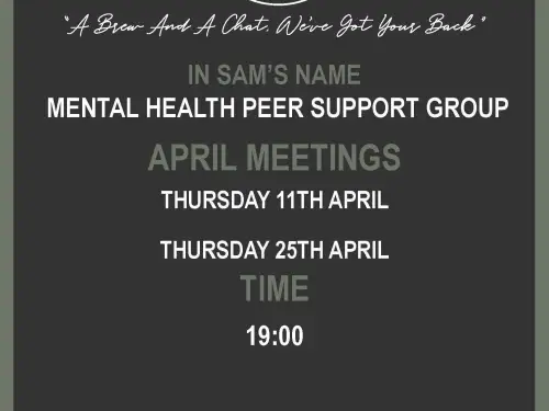 Worksop Talk and Support Meeting Dates April 2024