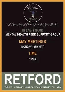 Click Here To Enlarge This Photo Of Retford Talk and Support Meeting Dates May 2024