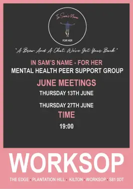 Click Here To Enlarge This Photo Of Worksop Ladies Talk and Support Meetings June 2024
