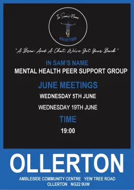 Click Here To Enlarge This Photo Of Ollerton Talk and Support Meeting Dates in June 2024