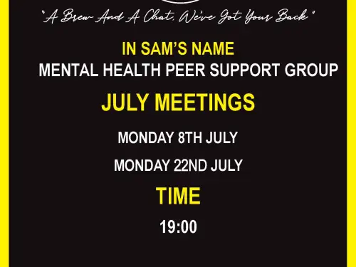 Mansfield Talk and Support Meeting Dates in July 2024