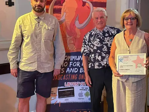 In Sam's Name wins Crags Radio Appreciation Award