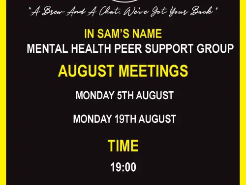 Mansfield Talk and Support Meeting Dates in August 2024