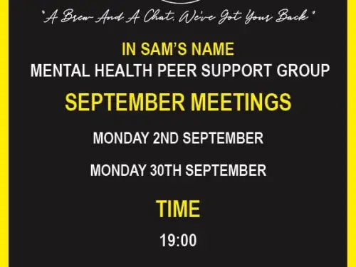 Mansfield Talk and Support Meeting Dates in September 2024