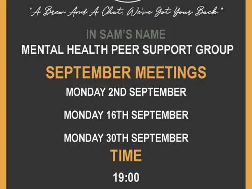 Retford Talk and Support Meeting Dates September 2024