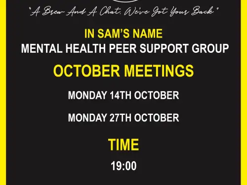 Mansfield Talk and Support Meeting Dates in October 2024