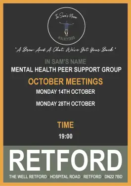 Click Here To Enlarge This Photo Of Retford Talk and Support Meeting Dates October 2024