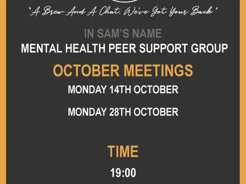 Retford Talk and Support Meeting Dates October 2024