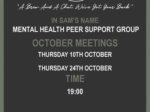Worksop Talk and Support Meeting Dates October 2024