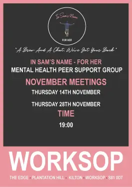 Click Here To Enlarge This Photo Of Worksop Ladies Talk and Support Meetings November 2024