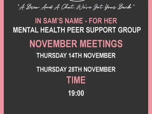 Worksop Ladies Talk and Support Meetings November 2024