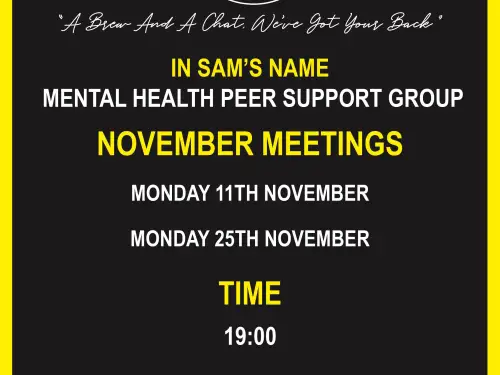 Mansfield Talk and Support Meeting Dates in November 2024