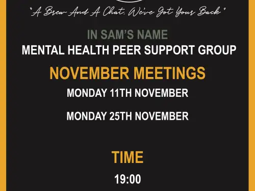 Retford Talk and Support Meeting Dates November 2024