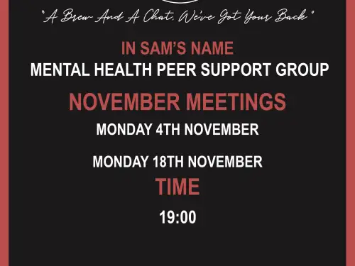 Ashfield Talk and Support Meeting Dates in November 2024