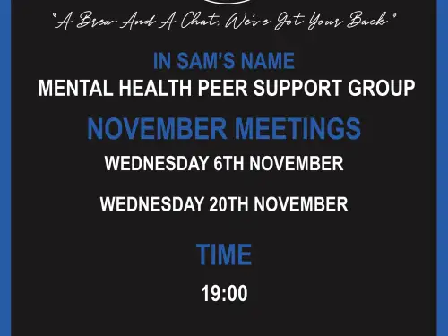 Ollerton Talk and Support Meeting Dates in November 2024