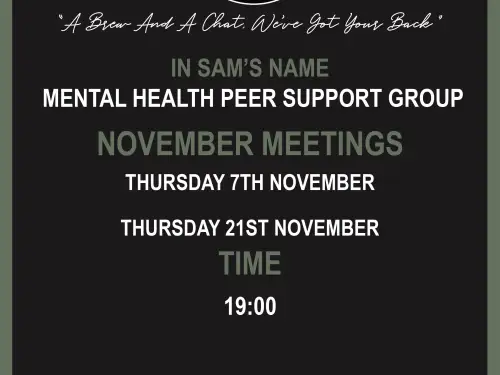 Worksop Talk and Support Meeting Dates November 2024