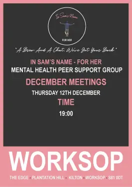 Click Here To Enlarge This Photo Of Worksop Ladies Talk and Support Meetings December 2024