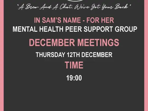 Worksop Ladies Talk and Support Meetings December 2024