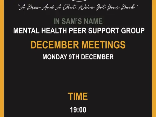 Retford Talk and Support Meeting Dates December 2024