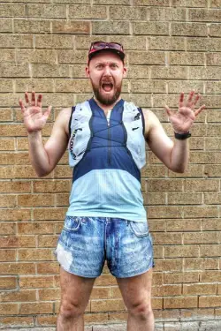 Click Here To Enlarge This Photo Of Harry's story of his challenge completing the Robin Hood 100