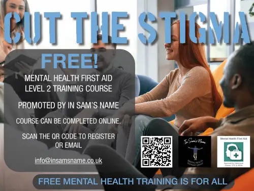 Cut the Stigma Free Mental Health First Aid Training