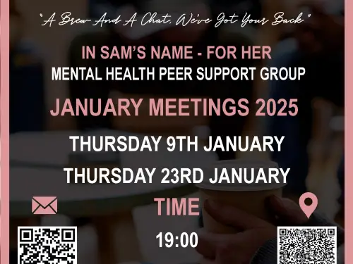 Worksop Ladies Talk and Support Meetings January 2025