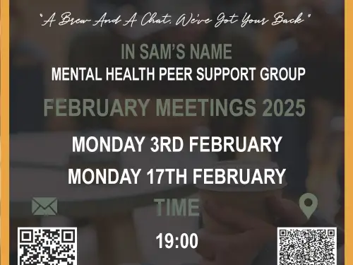 Retford Talk and Support Meeting Dates February 2025