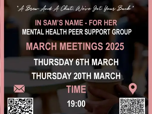 Worksop Ladies Talk and Support Meetings March 2025