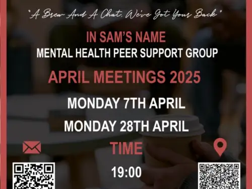 Ashfield Talk and Support Meeting Dates in April 2025