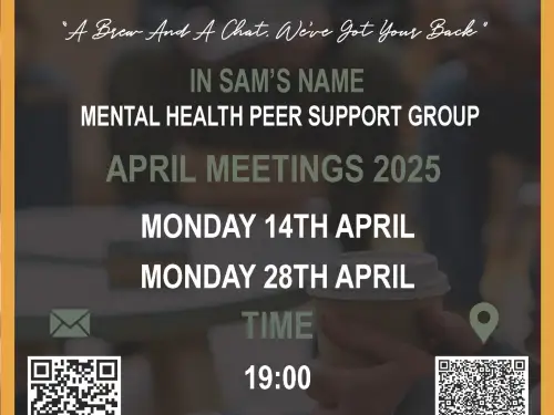 Retford Talk and Support Meeting Dates April 2025
