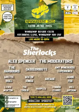 Click Here To Enlarge This Photo Of Spongefest 2025 Final Line up Announced