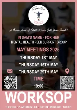 Click Here To Enlarge This Photo Of Worksop Ladies Talk and Support Meetings May 2025