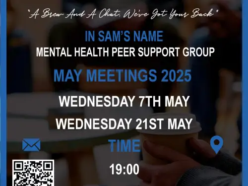 Ollerton Talk and Support Meeting Dates in May 2025