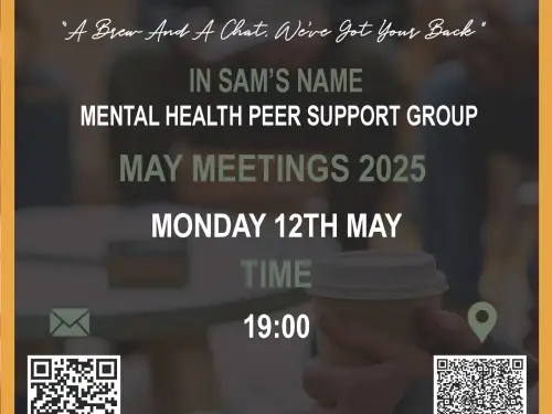 Retford Talk and Support Meeting Dates May 2025