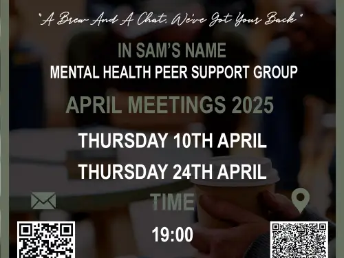 Worksop Talk and Support Meeting Dates April 2025