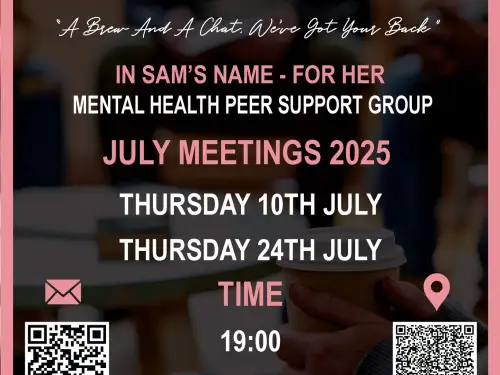 Worksop Ladies Talk and Support Meetings July 2025