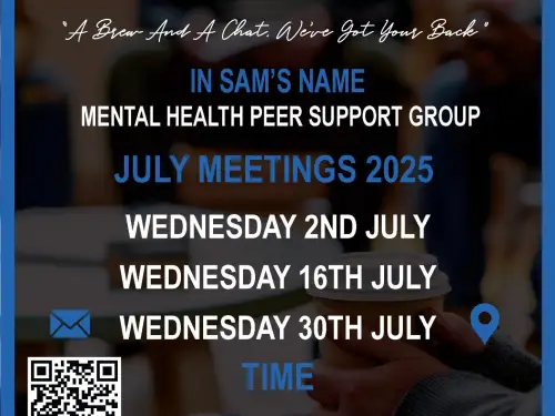 Ollerton Talk and Support Meeting Dates in July 2025