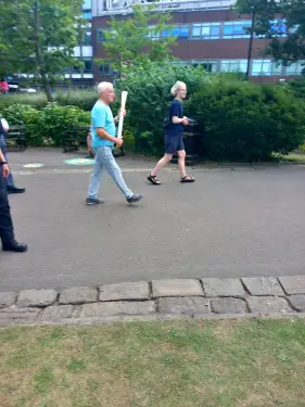 Click Here To Enlarge This Photo Of Baton of Hope Walk in Remembrance of Sam