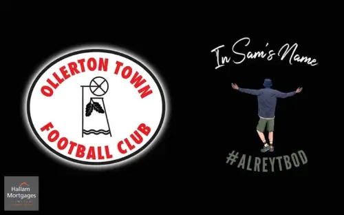 Click Here To Enlarge This Photo Of Ollerton Town Welcomes In Sam's Name as Official Club Partner