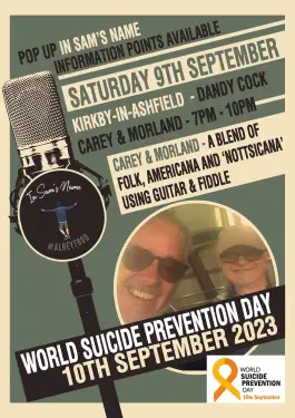 Click Here To Enlarge This Photo Of WSPD In Sam's Name Information Points and Music