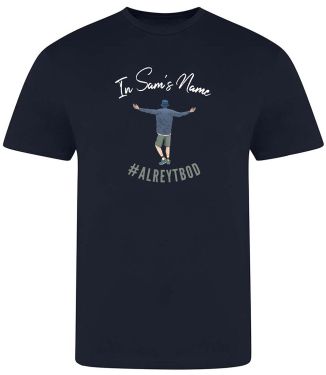 Click Here To Enlarge This Photo Of In Sam's name Logo Navy T-Shirt