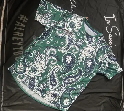 Click Here To Enlarge This Photo Of In Sam's Name X Oddballs Paisley T shirt