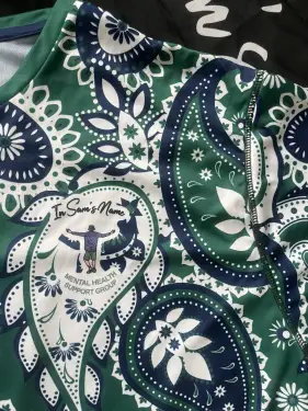 Click Here To Enlarge This Photo Of In Sam's Name X Oddballs Paisley T shirt